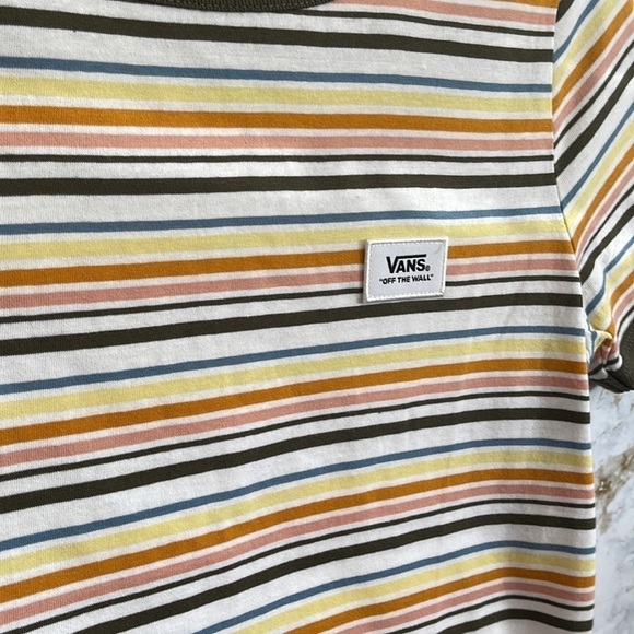 Vans Off The Wall Stripped Top l SIZE S - Picture 5 of 9